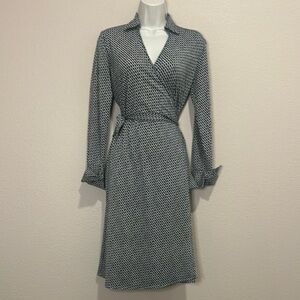 BANANA REPUBLIC Silk Blend Wrap Dress, Size S, EUC